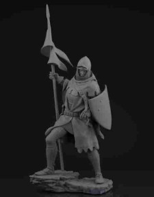 Severe knight XIV century