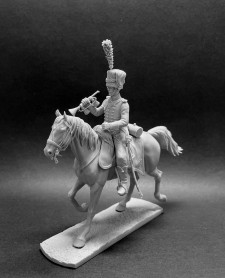 Trumpeter of the Guards Chevau-légers Lancers, Westphalia, 1808–13.
