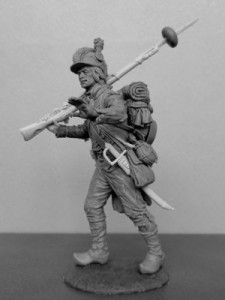 French fusilier of line infantry semi-brigades, 1793-1803