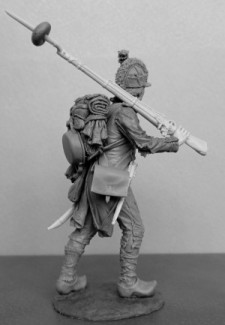 French fusilier of line infantry semi-brigades, 1793-1803