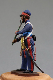Bombardier, gun crew (№3) of horse artillery of the Don Cossack Host. Russia, 1809-16