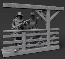 Awaiting the assault 1360-1370 years