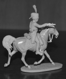 Officer of Marshal Poniatowskis guides, Duchy of Warsaw, 1810-13