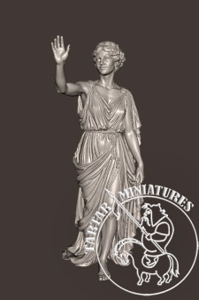 A walking  woman -Ancient  Greece
