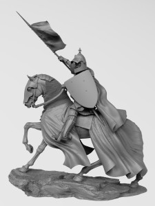 Early XIV century mounted knight