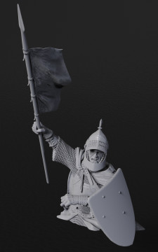 Early XIV century mounted knight