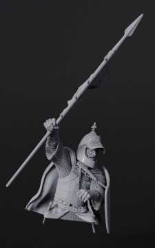 Early XIV century mounted knight