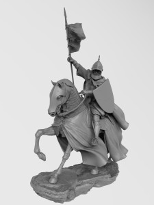 Early XIV century mounted knight