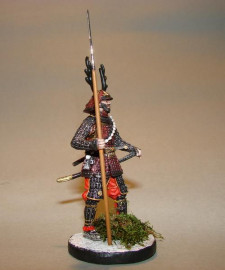 Samurai with Yari spear, XVI c.