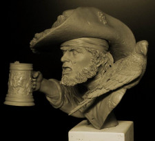 Pirate with a beer mug