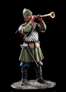 Russian military musician, XIV c.