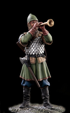 Russian military musician, XIV c.