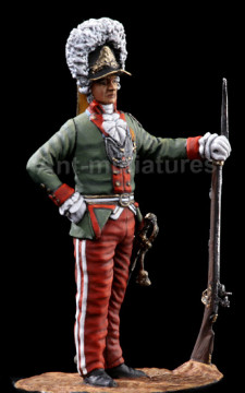 Officer of the grenadier regiment. Russia, 1792.