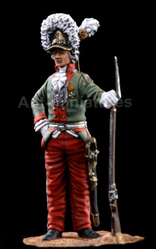 Officer of the grenadier regiment. Russia, 1792.