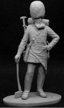 British pioneer of Grenadier Guards regiment 1856/57