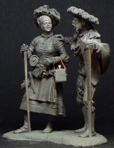 Marktfrau with Landsknecht