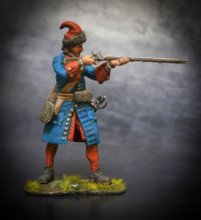 Russian grenadier of infantry regiments, 1708-10