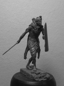 Ancient Indian warrior Kshatriya, 4-3 centuries BC