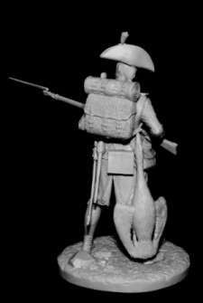 French fusilier of line infantry semi-brigades, 1793-1800