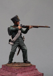 Rifleman, Grand Duchess Ekaterina Pavlovna's Own Rifle Battalion, Russia 1812-14
