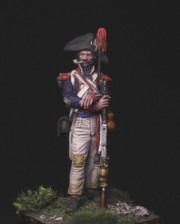 French grenadier of line infantry semi-brigades, 1793-1803