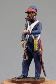 Bombardier, gun crew (№3) of horse artillery of the Don Cossack Host. Russia, 1809-16