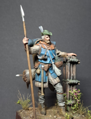 On the road - foot soldier, 14th century