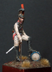 Officer of 1 westfalia cuirassier regiment 1812, Borodino