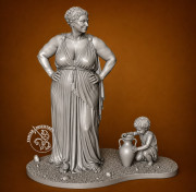 Matrona with a child