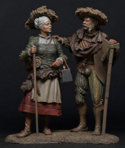 Marktfrau with Landsknecht