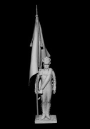 Russian standard-bearer of infantry regiments, 1812-14