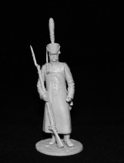 Russian grenadier in a greatcoat, 1812-14