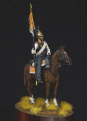 Standard-bearer of cuirassier regiments, Russia 1812-14